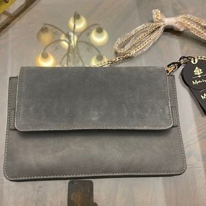 Moda Luxe Gray cross body bag.